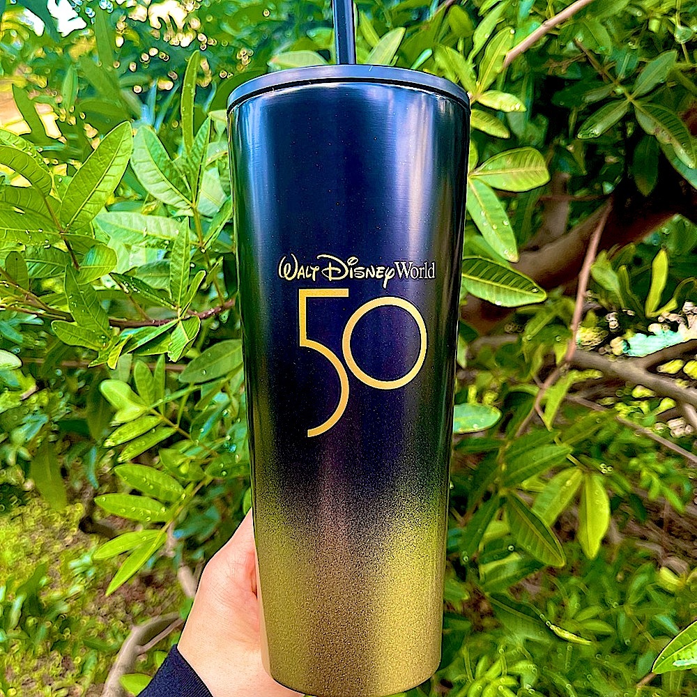 🖤💛Walt Disney World 50th Anniversary Starbucks Tumbler Cup Mug New Black&Gold - Picture 5 of 5